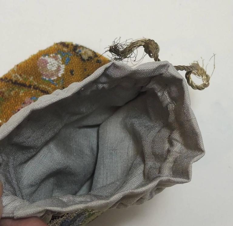 Gold Floral Beaded Purse main image 1