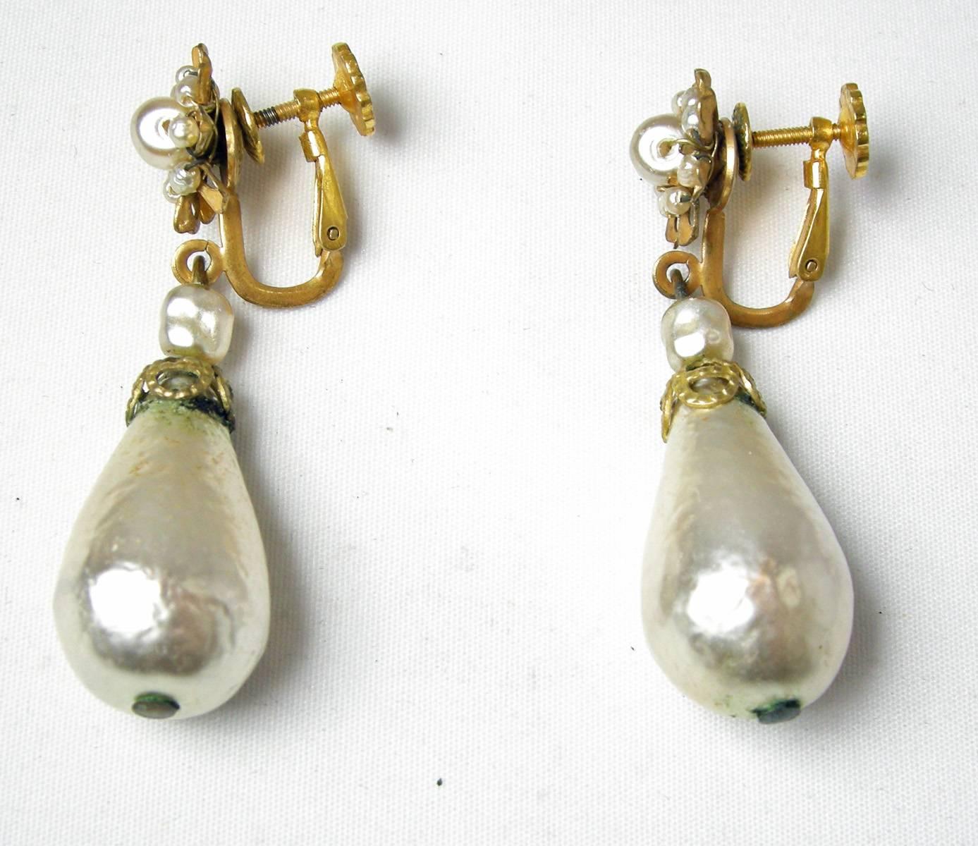 baroque style earrings