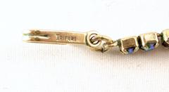 Trifari Vintage Red Aurora Borealis Necklace and Earrings Set