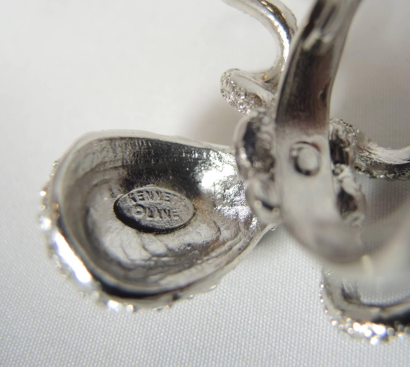 Women's Kenneth Jay Lane Crystal Octopus Ring