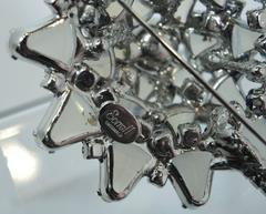 One-Of-A-Kind Huge Robert Sorrell Iridescent Moonstone Floral Brooch