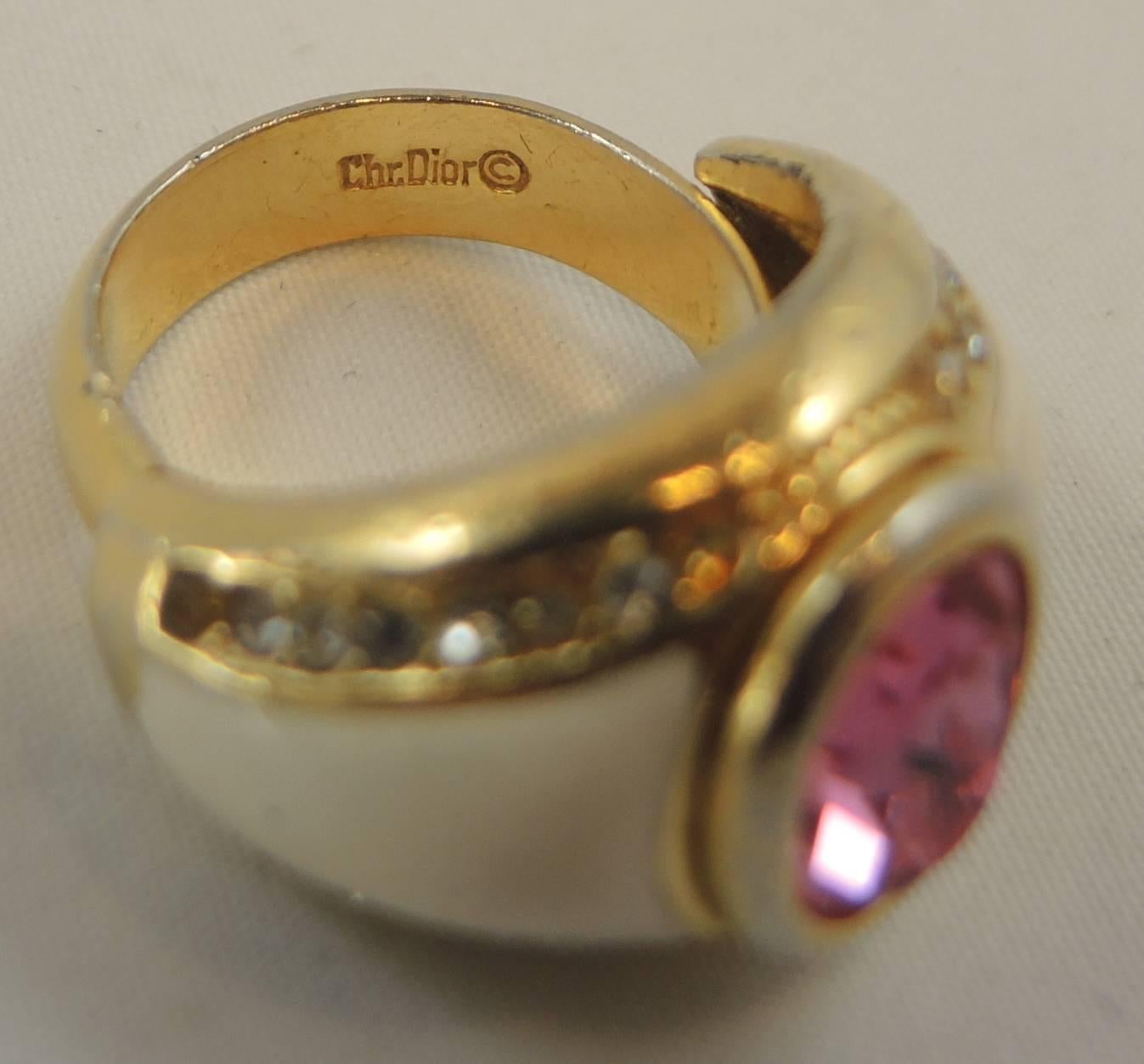 vintage dior ring