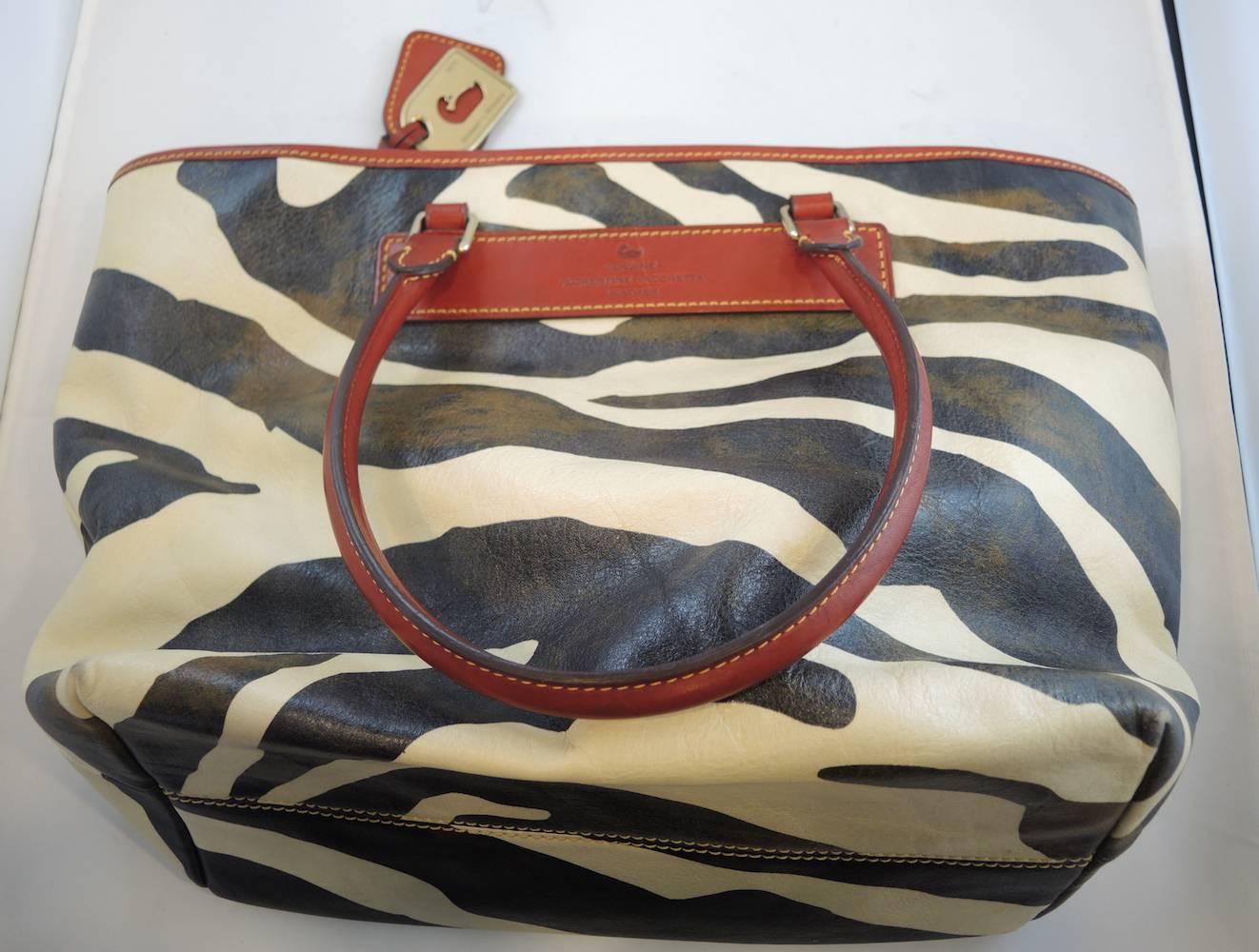 dooney bourke zebra print handbags