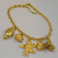 Nautical Sea Lovers Starfish & Sea Shell Necklace