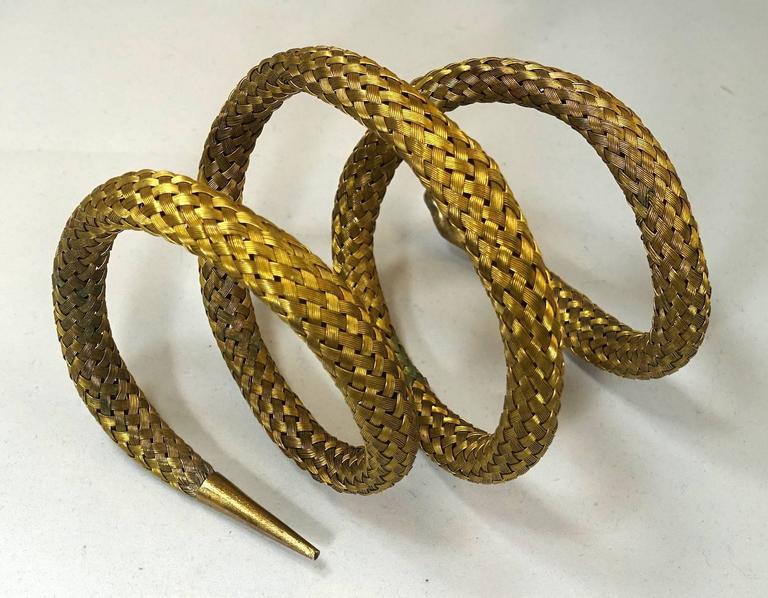 Vintage Snake Coil Arm Bracelet at 1stDibs snake coil bracelet, snake