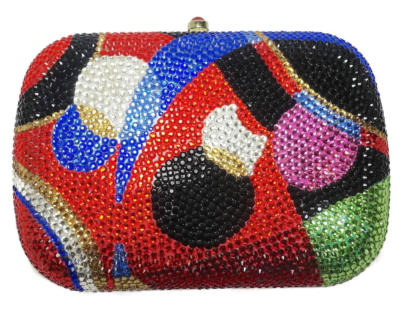 Multi-Color Minaudiere Evening Bag In Excellent Condition In New York, NY