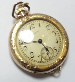 Elgin Gold-Filled Vintage Pendant Watch, As Is