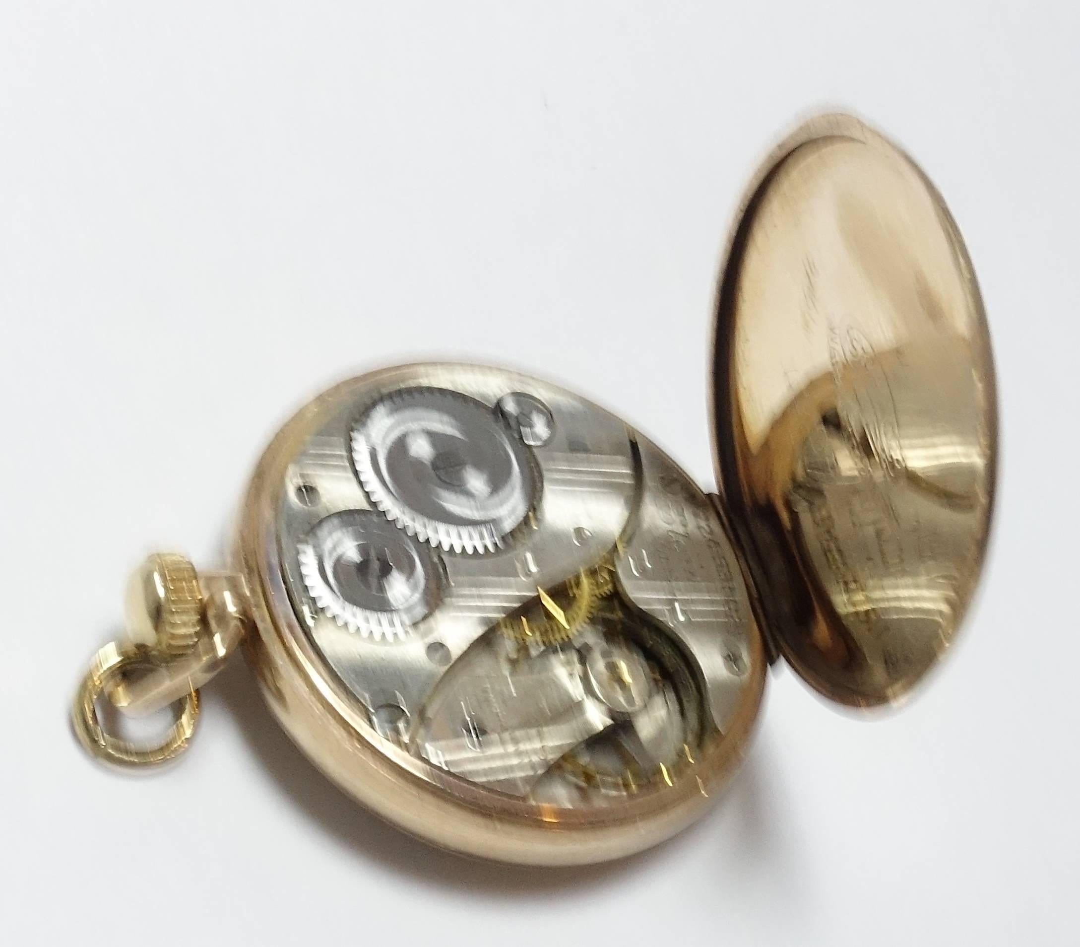 Women's or Men's Elgin Gold-Filled Vintage Pendant Watch, As Is