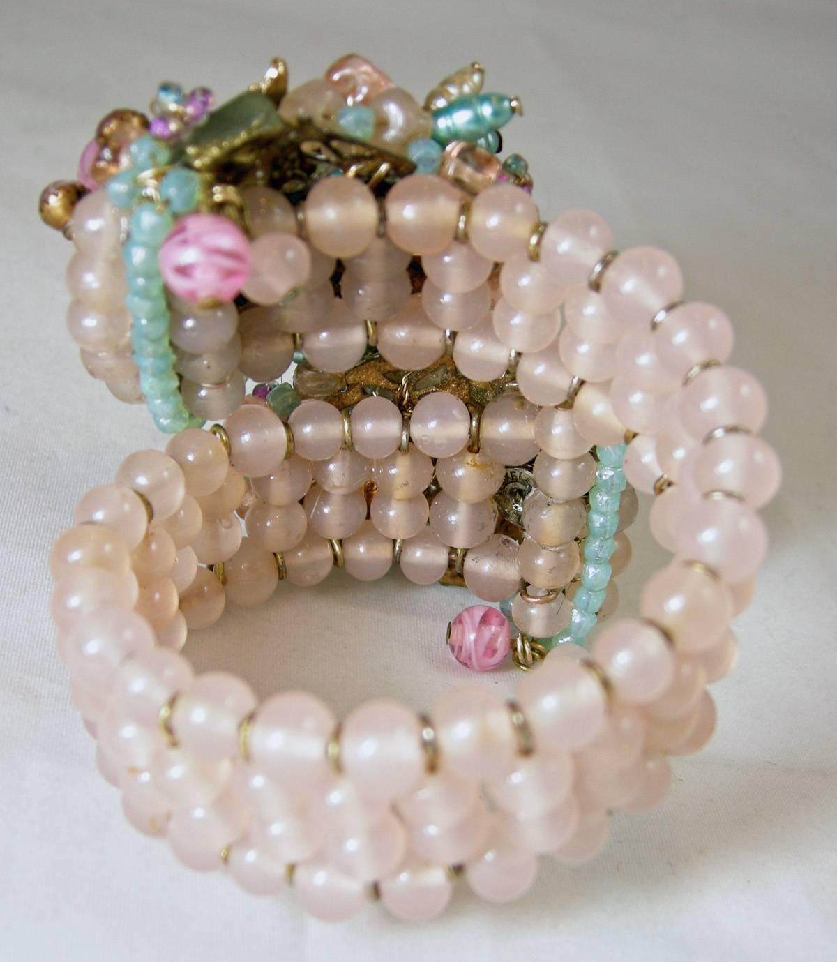 pink wrap bracelet