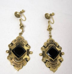 Vintage 1930s Czech Dangling Earrings