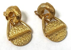 Vintage Signed Guy Laroche Paris Earrings