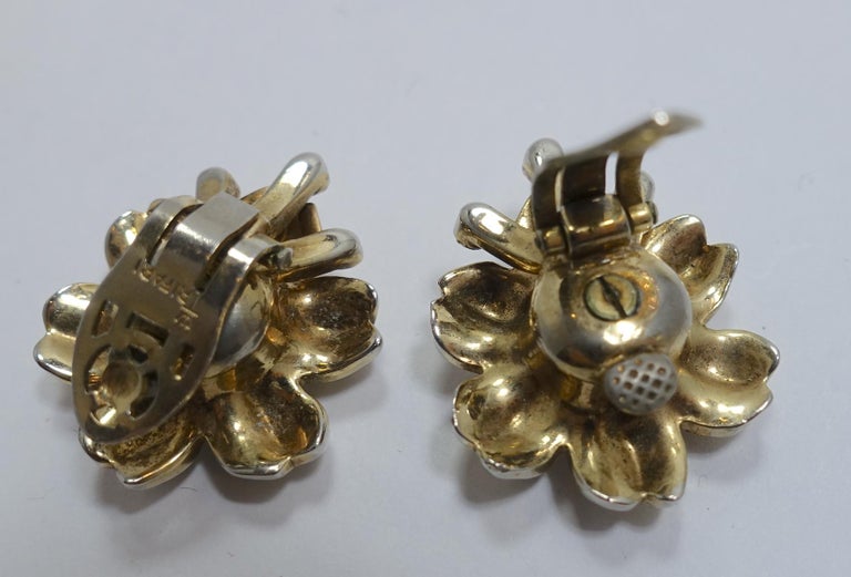 Trifari Vintage Rhinestone Earrings For Sale at 1stDibs | trifari ...