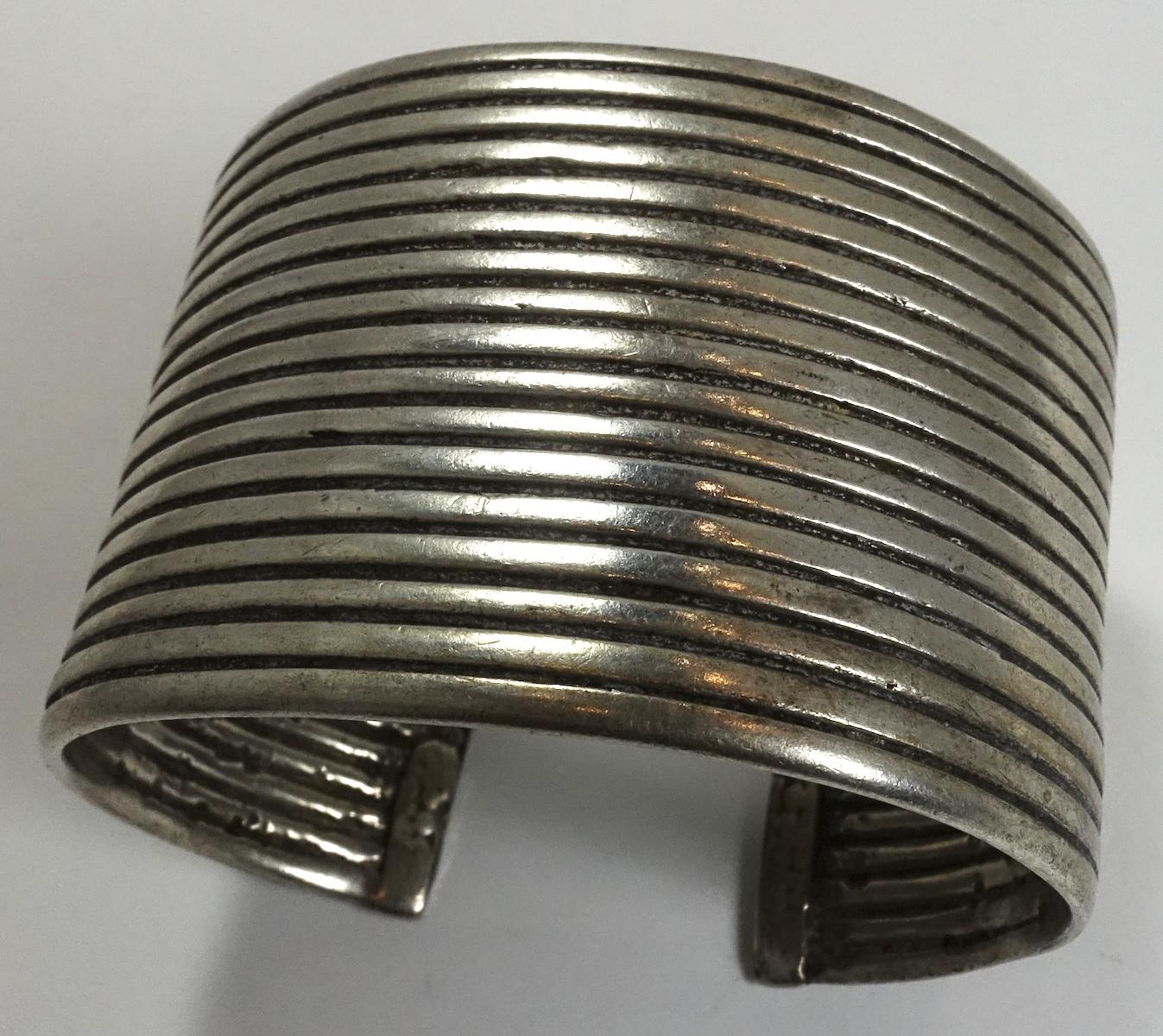 vintage silver cuff bracelet