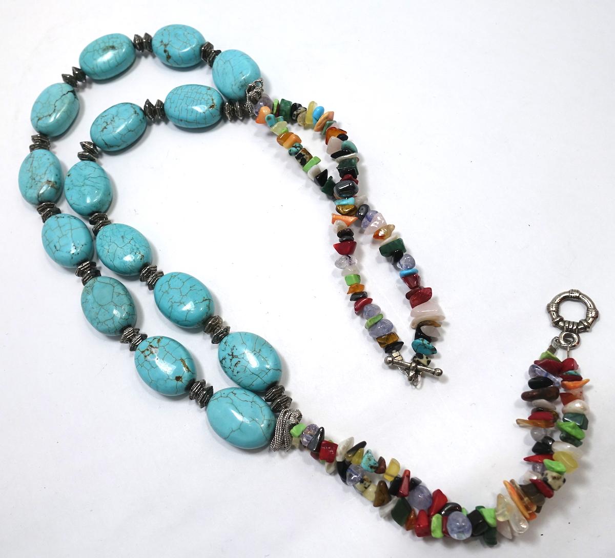 fake turquoise necklace