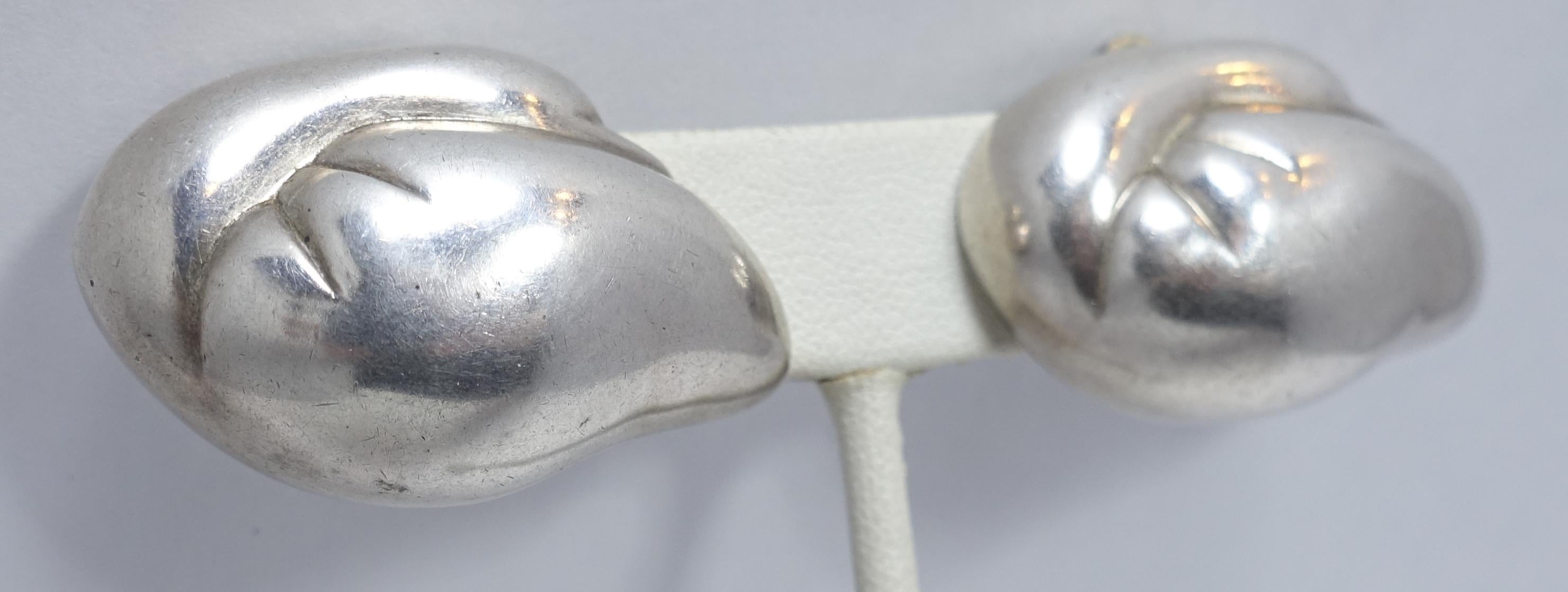 Women's Vintage Signed Von Musulin Sterling Silver Earrings