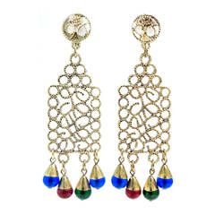 Vintage Signed Trifari Earrings