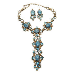 Vintage Signed Christian Dior by Kramer Necklace & Earrings