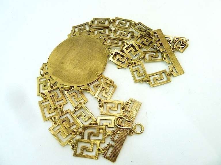 Women's Vintage Signed Versace Collar Necklace For Sale