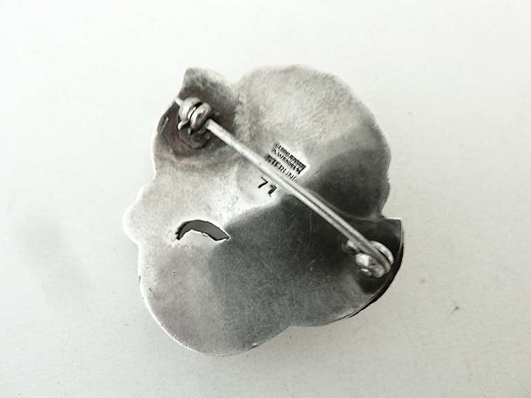 Women's or Men's Vintage Signed Georg Jensen Denmark/Wendel 71 Pin