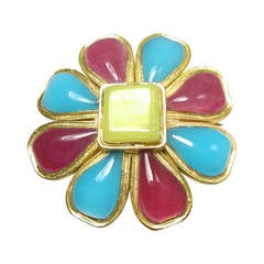 Vintage Authentic Chanel Gripoix Brooch/Pin 1