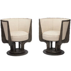 Pair of Paul Evans Lounge Chairs, 1970