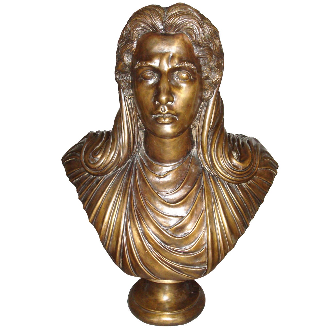 Classical Bronze Bust of oversized proportions