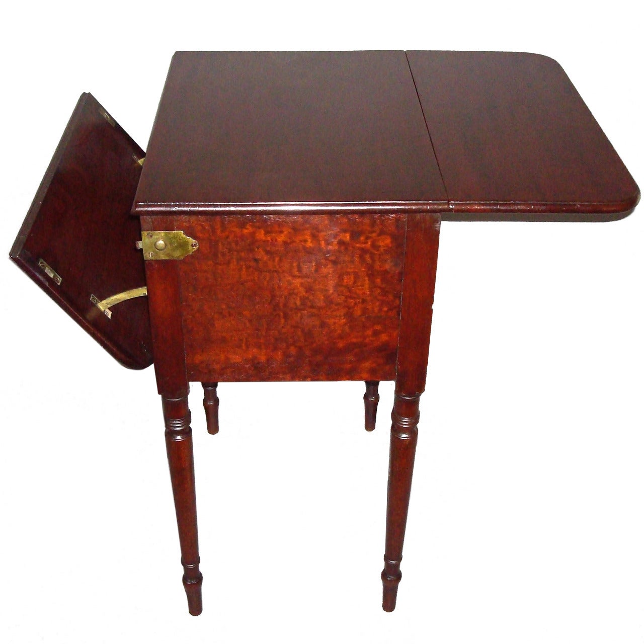 A Rare Regency Mahogany Deception Table For Sale