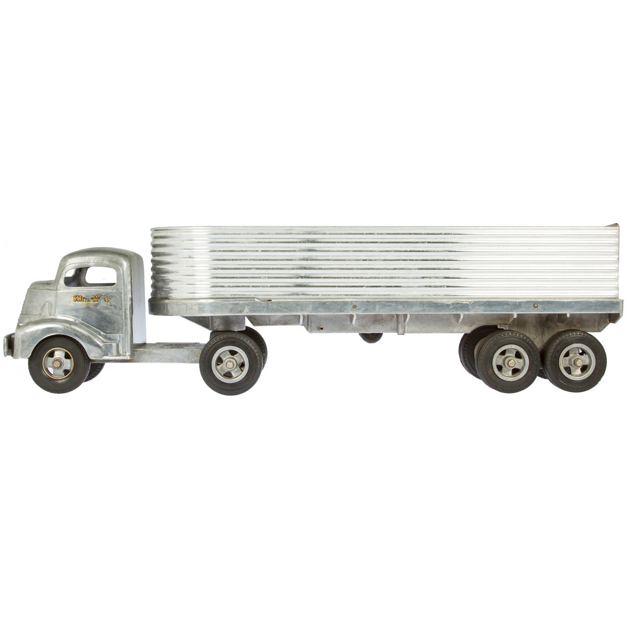 Smitty Toys Truck with Detachable Trailer "Silver Streak"