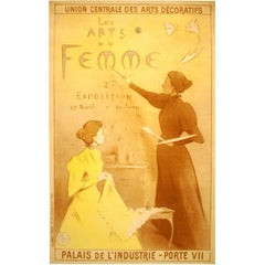 Original Paris Women's Art Exhibition Poster