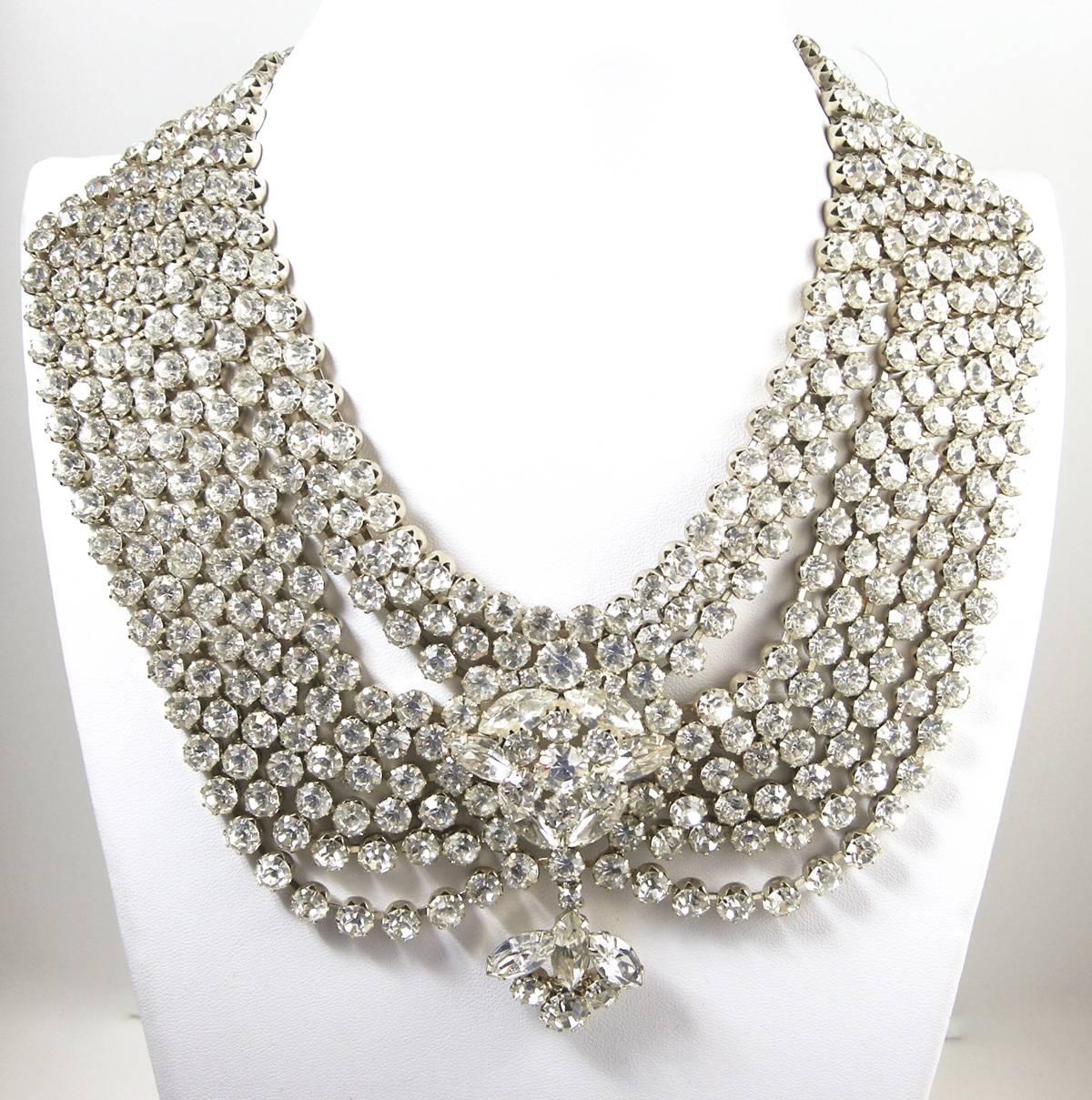 big rhinestone necklace