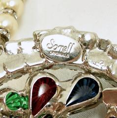 One of a Kind Robert Sorrell Fruit Salad Necklace and Earrings
