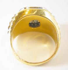 Diamond Two Color Gold Ring, 1960s