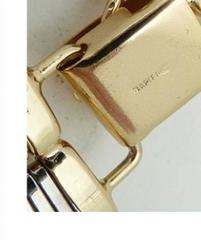 Vintage 1970’s Signed Napier Faux Silver/Gold Ribbed Necklace