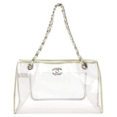 Chanel Transparent Chain Plexi Bag
