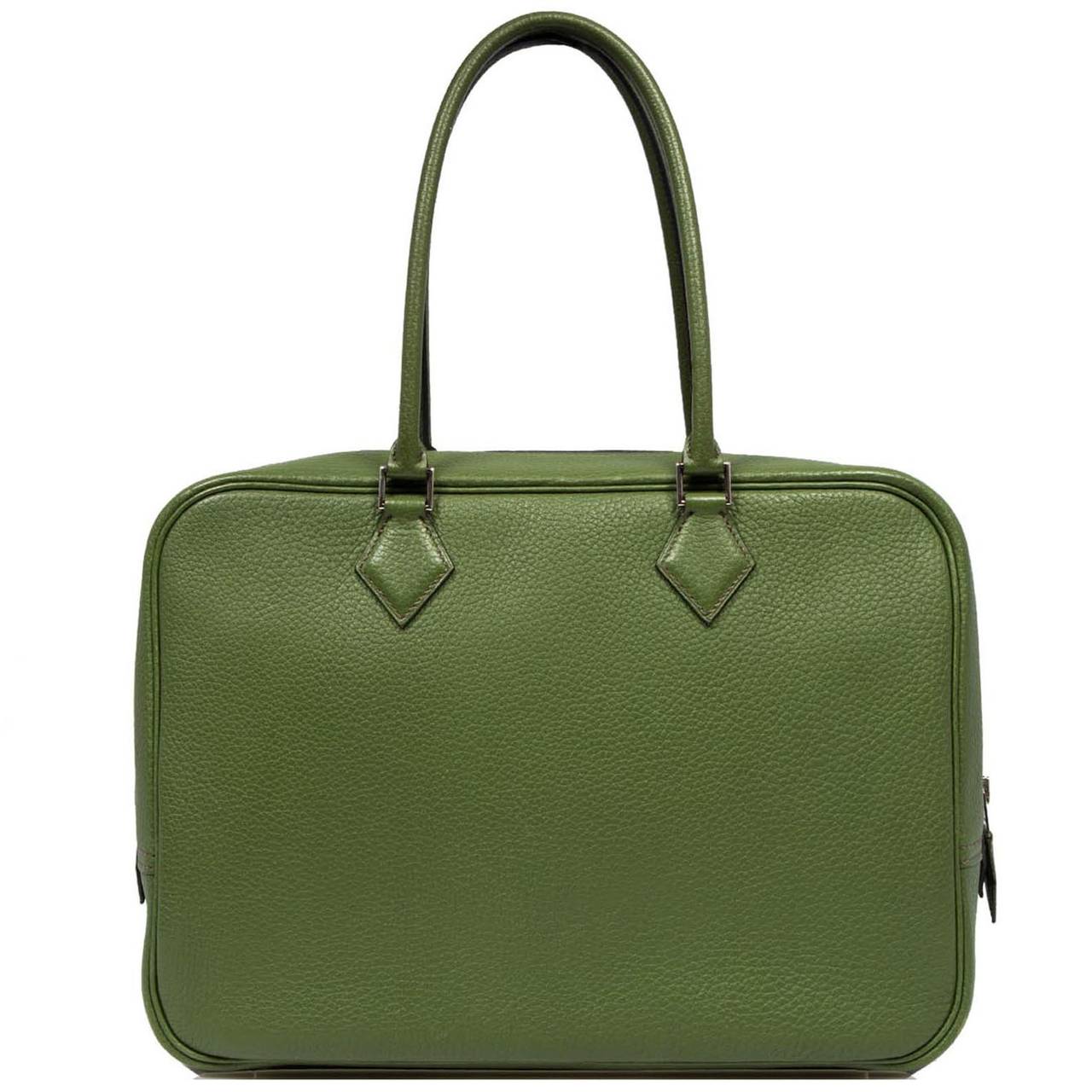 Hermès Green Plume Bag 1