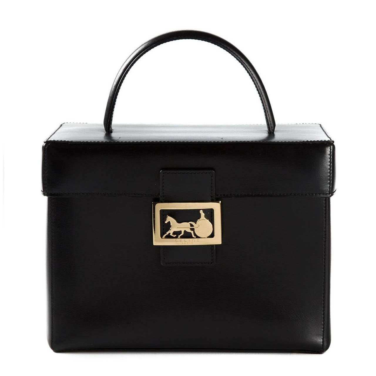 Céline Vintage Black Vanity Case
