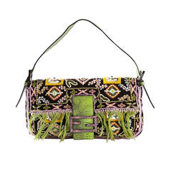 Fendi Embroidered Shoulder Bag Fendi Embroidered Shoulder Bag