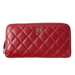 Chanel Quilted Wallet Used Chanel Quilted Wallet