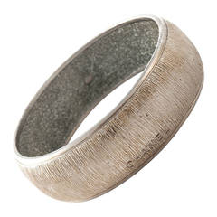 Chanel Textured Bangle 8