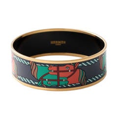 Hermès Horse Pattern Bangle 7