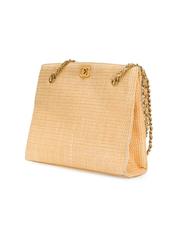 Chanel Straw Shopper Tote