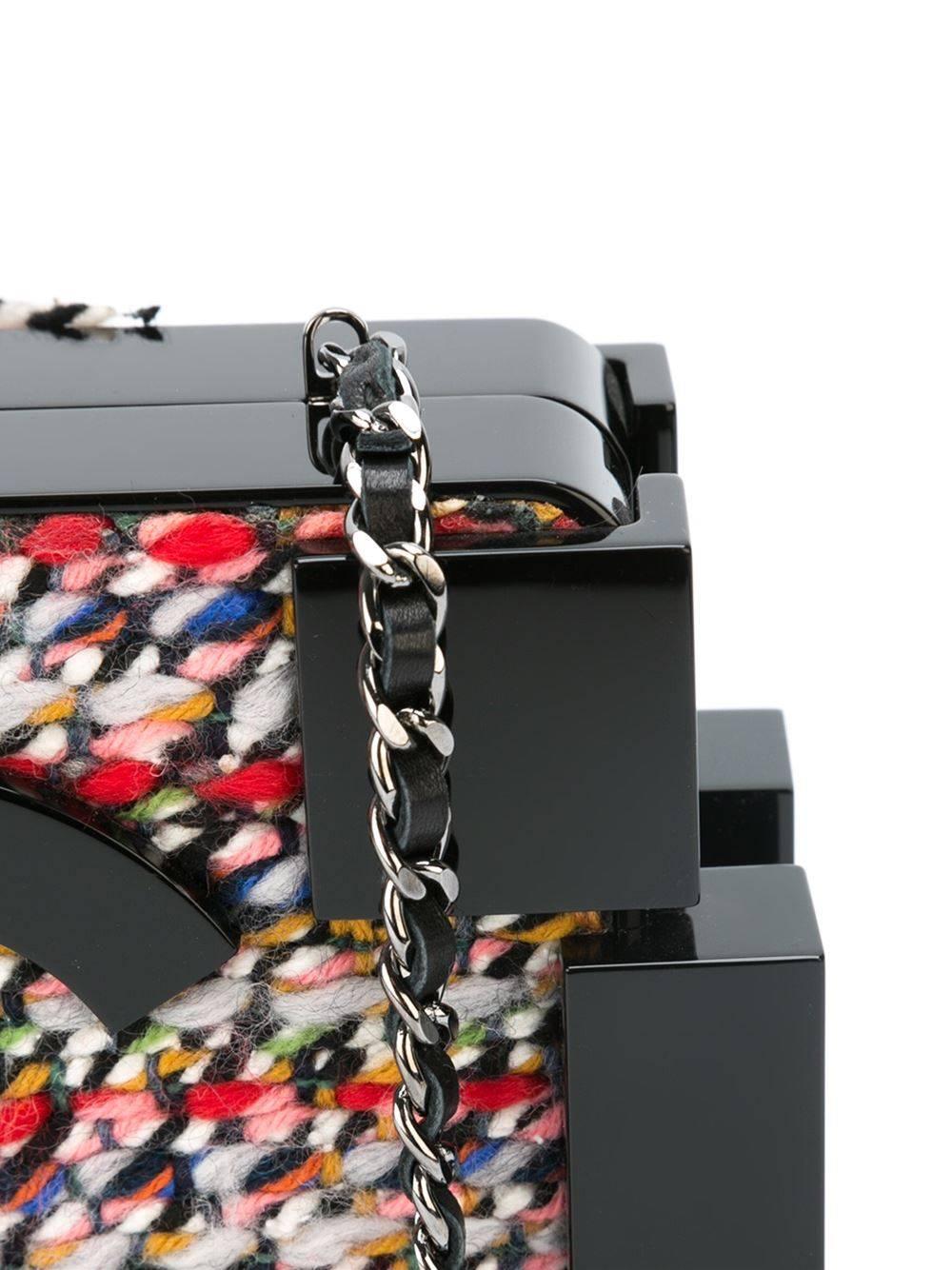 Chanel Lego Crossbody Tasche (Schwarz)