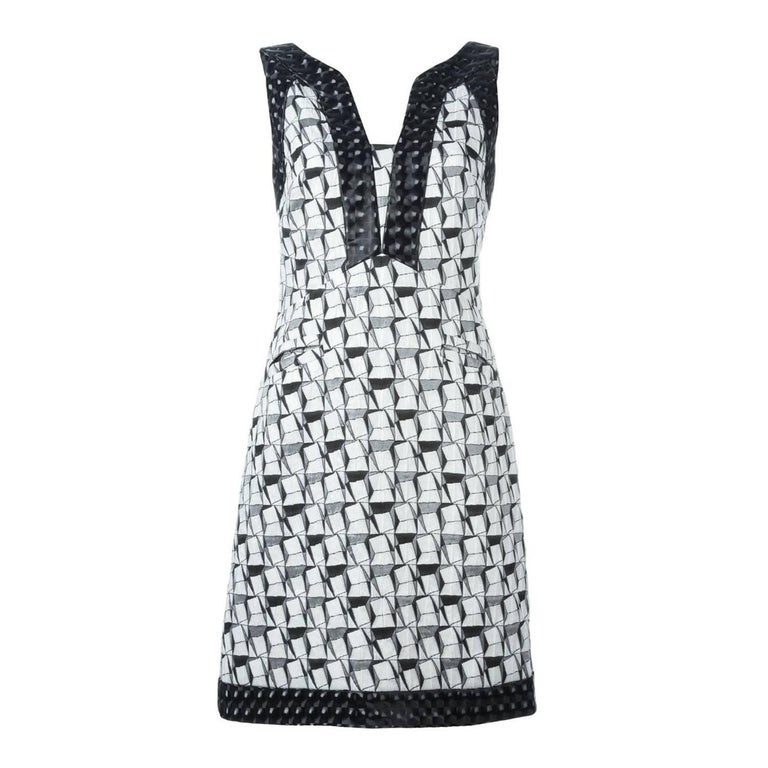 Chanel Geometric Jacquard Dress at 1stDibs