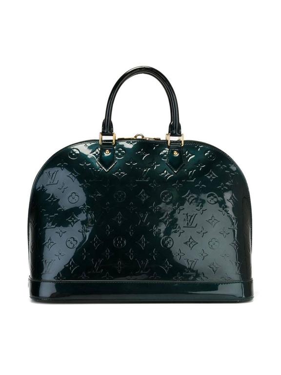 Louis Vuitton Monogram Patent Leather Alma Bag at 1stDibs patent