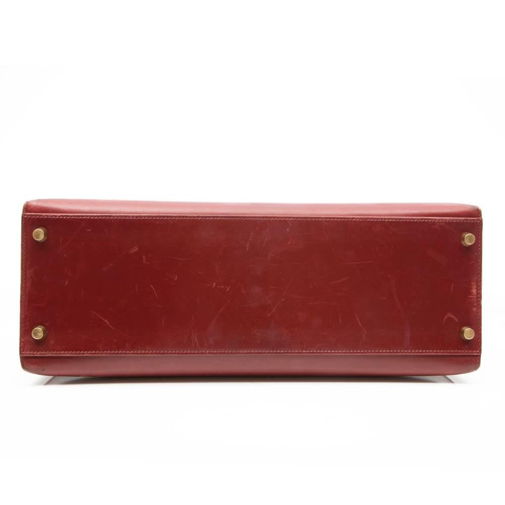 Women's Hermes 35cm Burgundy Kelly