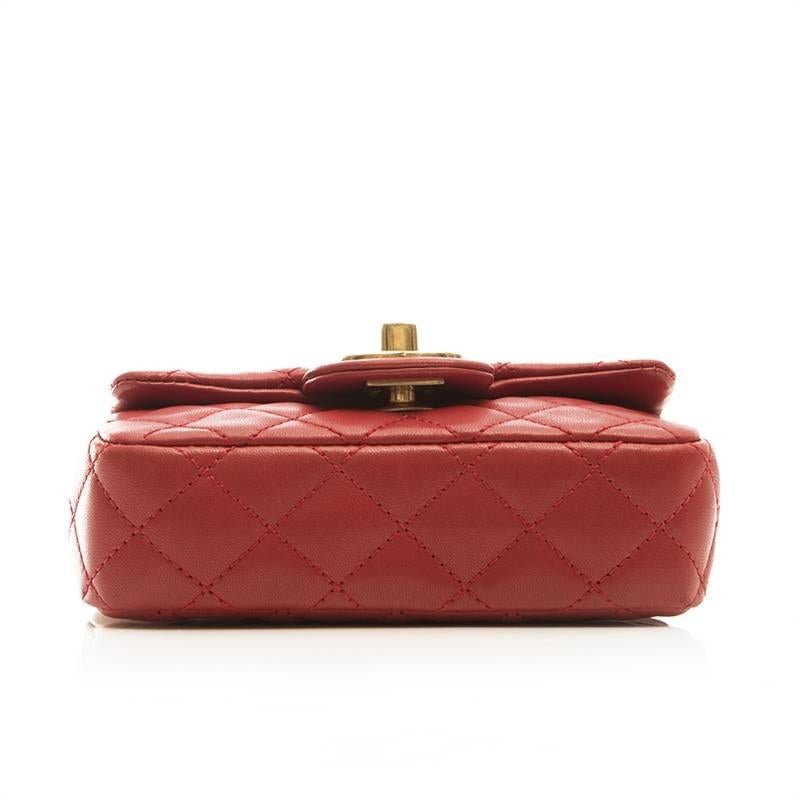 Red Chanel Cruise Charm Mini Bag