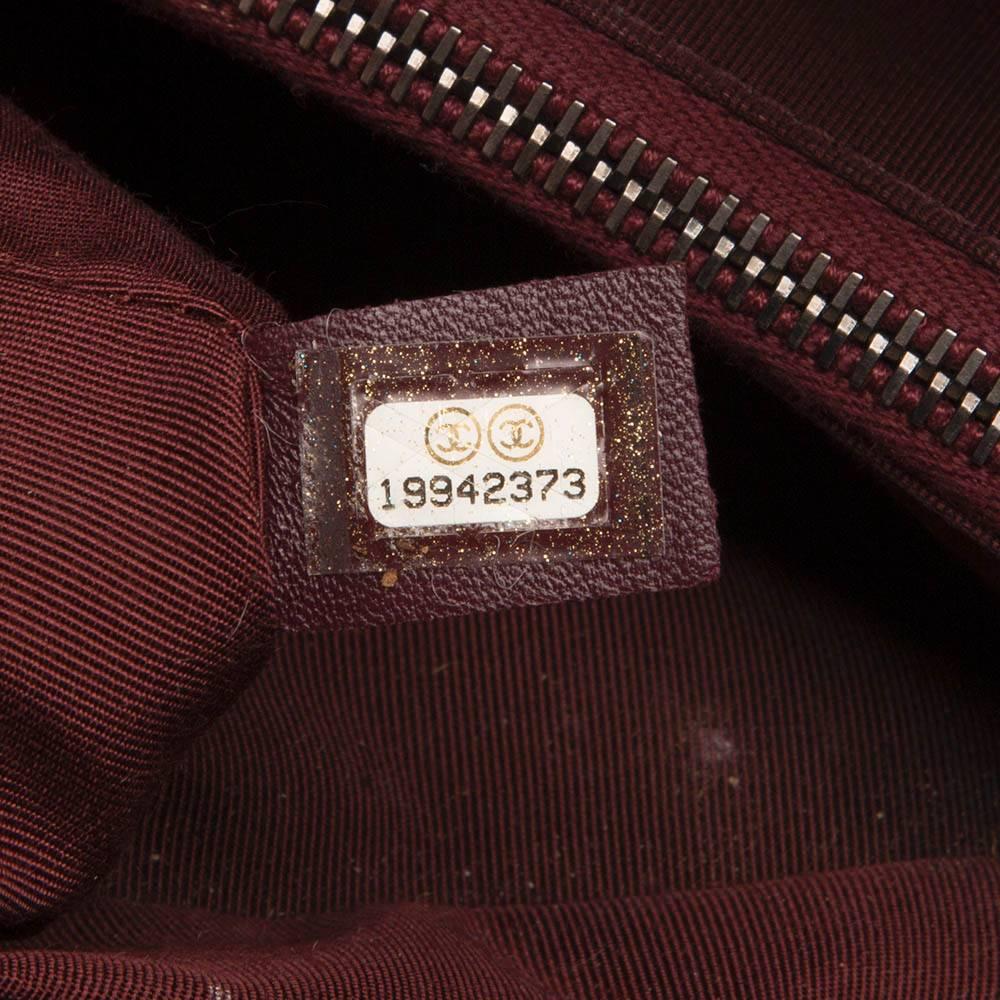 Chanel Black Chevron Leather Boy Shopper Tote Bag 2