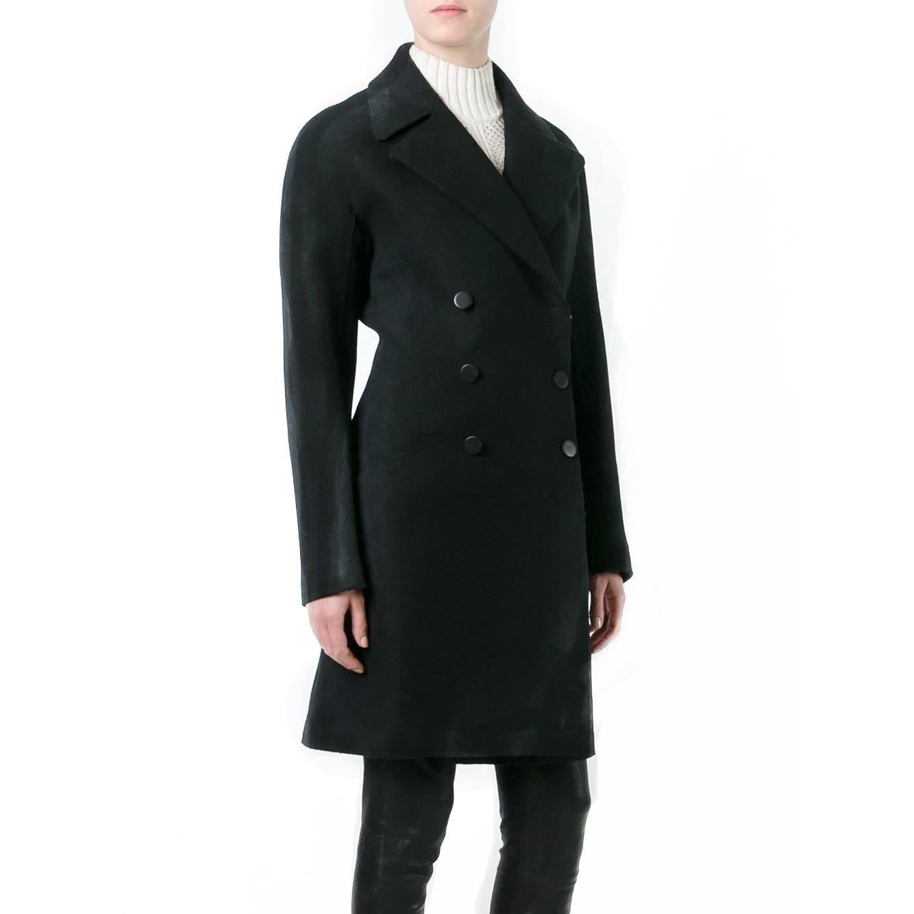 Alaïa Black Coat In Excellent Condition In London, GB