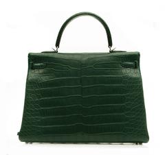 Hermes Kelly 35 Alligator Handbag