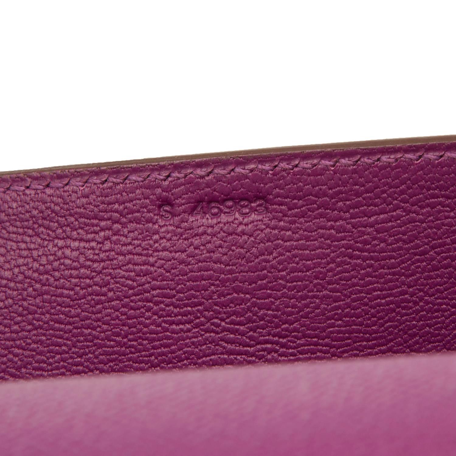 Women's Two tone Brand new Kelly bag 35 cm Anemone Navy